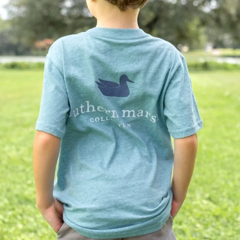 Youth Authentic Tee - Heathered