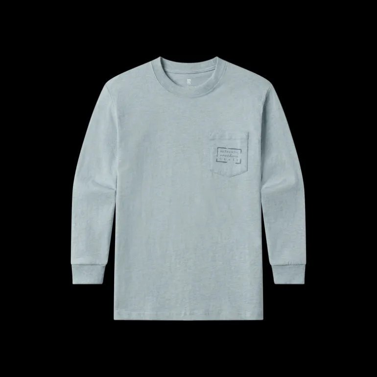 Youth Authentic Tee - Heathered - Long Sleeve