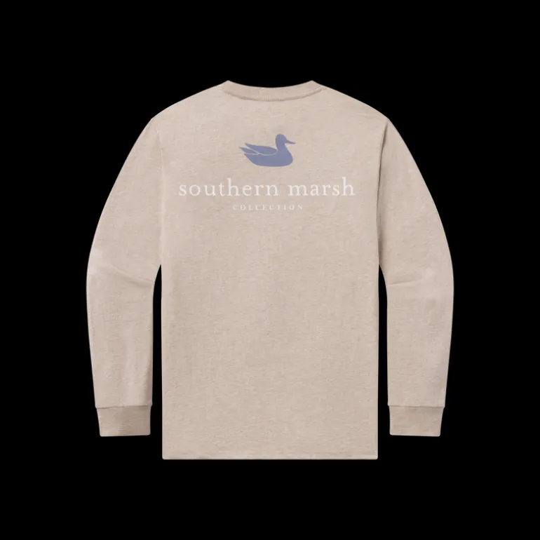 Youth Authentic Tee - Heathered - Long Sleeve