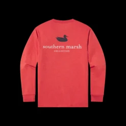 Youth Authentic Tee - Heathered - Long Sleeve