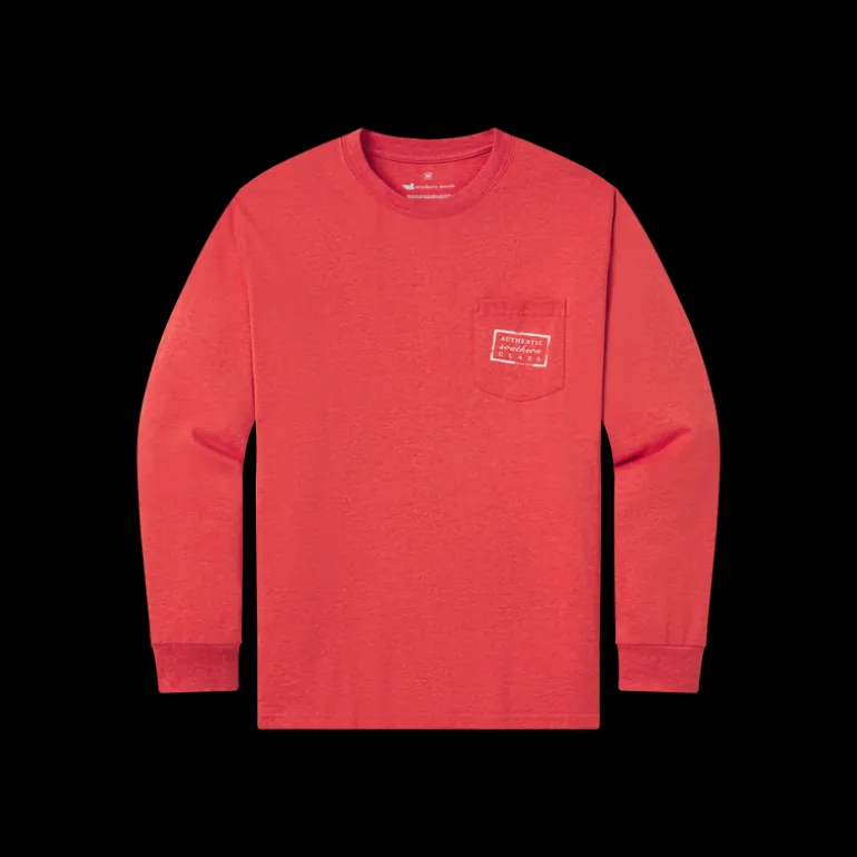 Youth Authentic Tee - Heathered - Long Sleeve