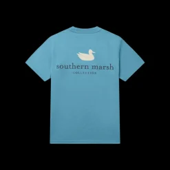 Youth Authentic Vibrant Tee - Heathered - Short Sleeve