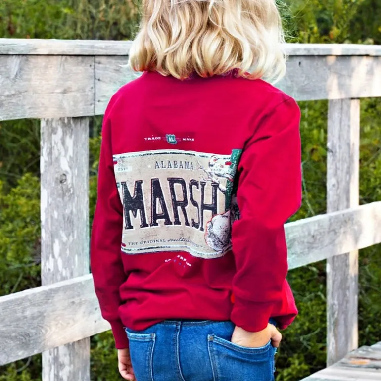Youth Backroads Collection Tee - Alabama - Long Sleeve