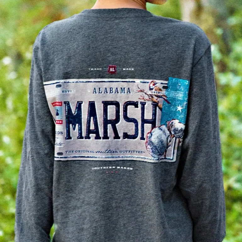 Youth Backroads Collection Tee - Alabama - Long Sleeve