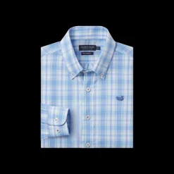 Youth Benton Performance Plaid Dress Shirt