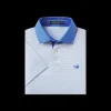 Youth Bermuda Performance Polo - Hampton Stripe