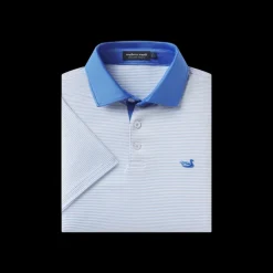 Youth Bermuda Performance Polo - Hampton Stripe