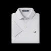 Youth Bermuda Performance Polo - Clearwater Stripe