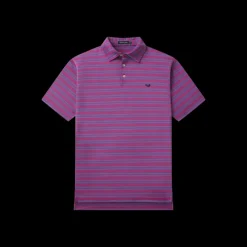 Youth Bermuda Performance Polo - Naples Stripe