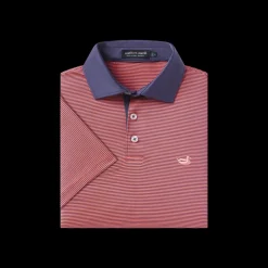 Youth Bermuda Performance Polo - Hampton Stripe