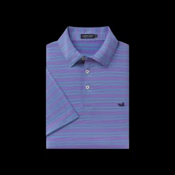 Youth Bermuda Performance Polo - Naples Stripe