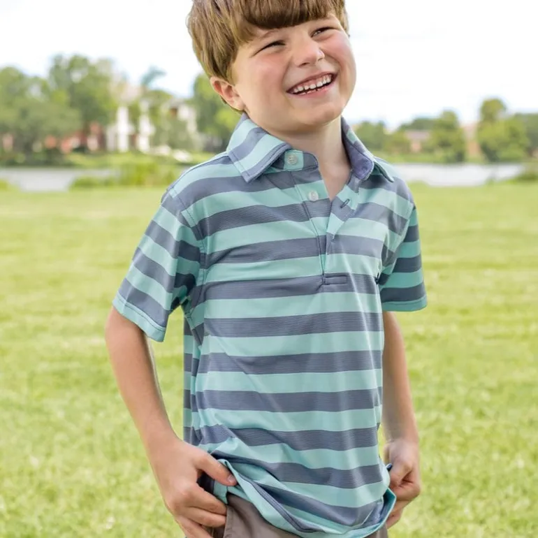 Youth Bermuda Performance Polo - Davis