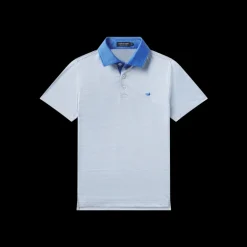 Youth Bermuda Performance Polo - Hampton Stripe