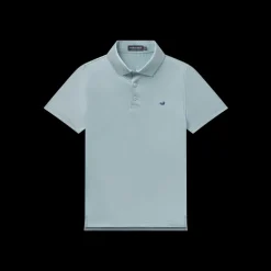 Youth Bermuda Performance Polo - Wellington Stripe