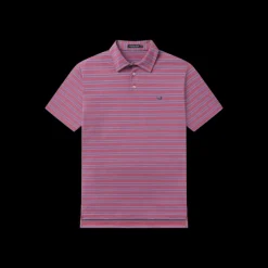 Youth Bermuda Performance Polo - Naples Stripe