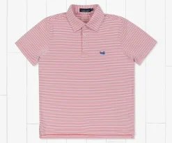 Youth Bermuda Performance Polo - Sumter Stripe