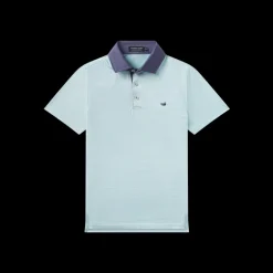 Youth Bermuda Performance Polo - Hampton Stripe