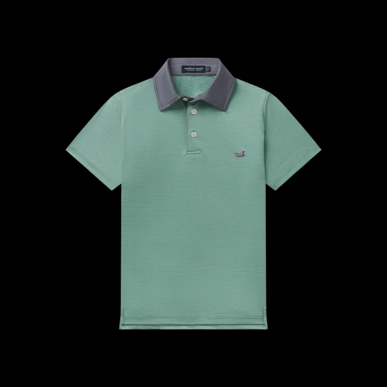 Youth Bermuda Performance Polo - Hawthorne