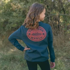 Youth Branding - Mountain Medallion - Long Sleeve Tee