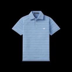 Youth Brunswick Heather Performance Polo