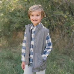 Youth Bryson Ripstop Quilted Vest