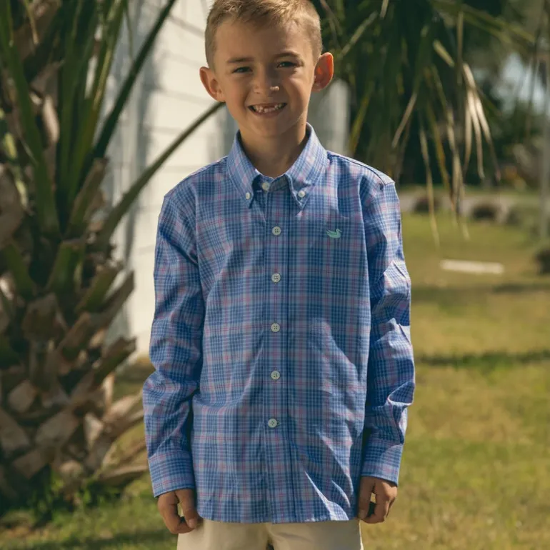 Youth Calabash Performance Dress Shirt