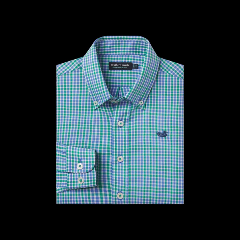 Youth Campbell Plaid Dress Shirt