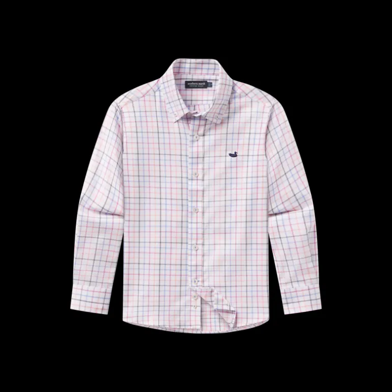 Youth Chateau Windowpane Dress Shirt