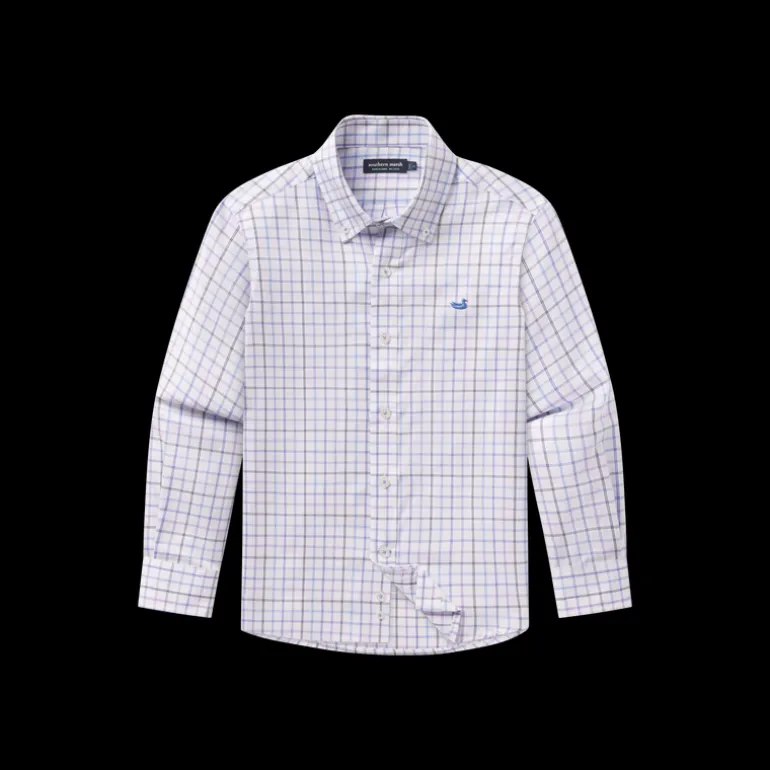 Youth Chateau Windowpane Dress Shirt