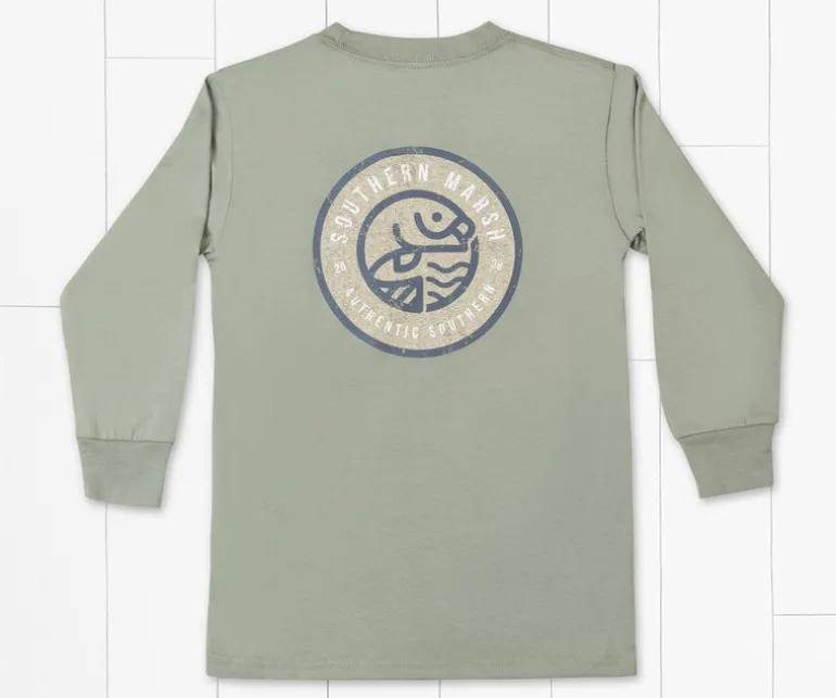 Youth Circle Catch Tee - Long Sleeve