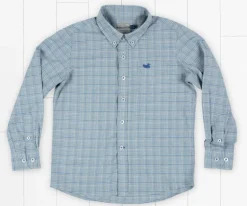 Youth Davidson Washed Check Dress Shirt