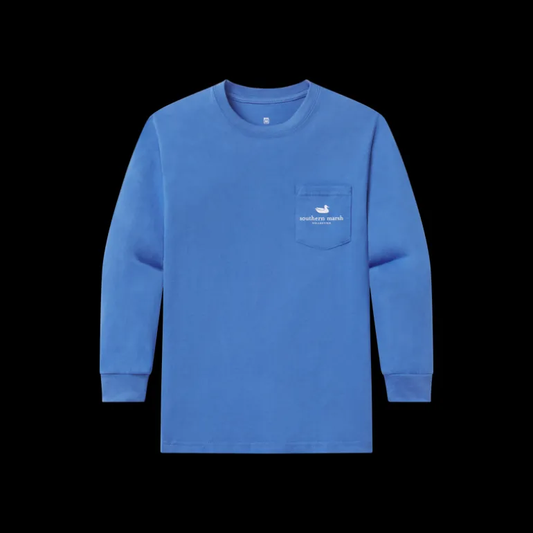Youth Delta Fish Tee - Long Sleeve