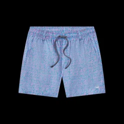Youth Dockside Swim Trunk - Dots & Lines