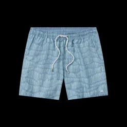 Youth Dockside Swim Trunk - Falling Lines