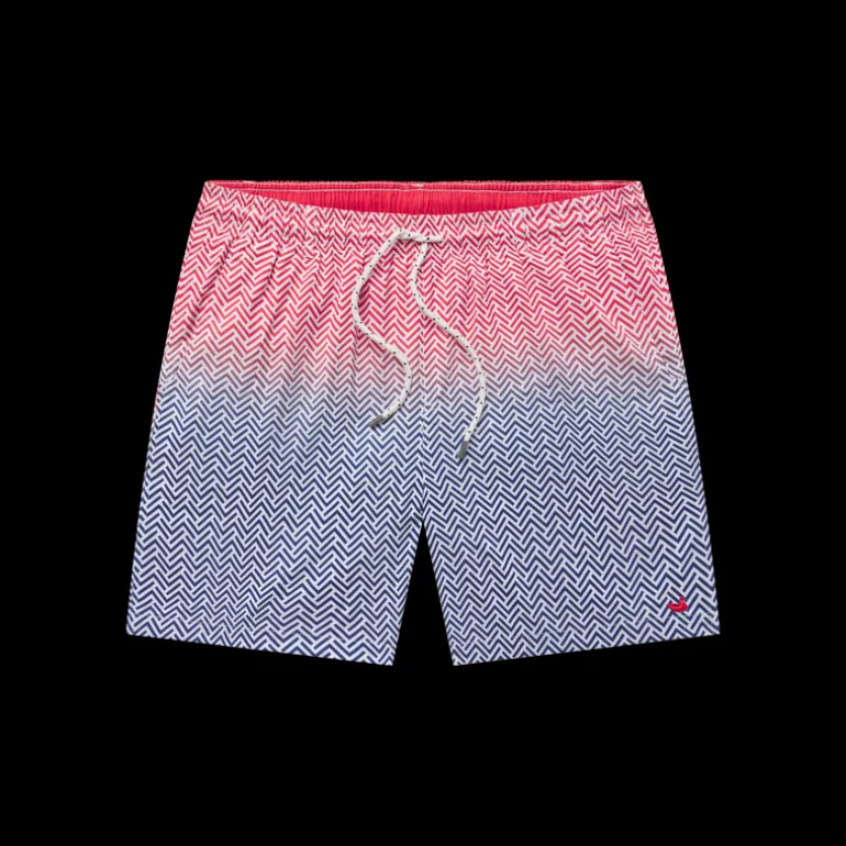 Youth Dockside Swim Trunk - Herringbone Fade