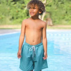 Youth Dockside Swim Trunk - Circle Maze