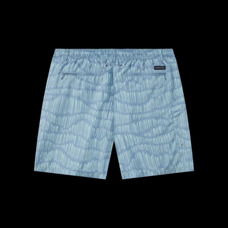Youth Dockside Swim Trunk - Falling Lines