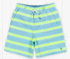 Youth Dockside Swim Trunk - Cruiser Stripe