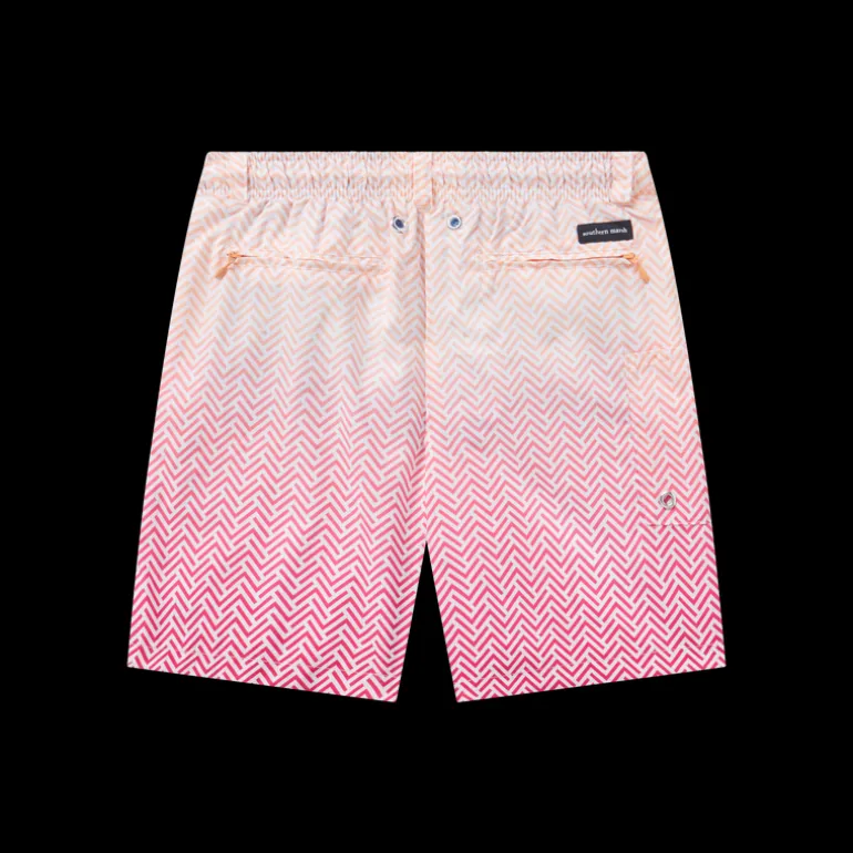 Youth Dockside Swim Trunk - Herringbone Fade
