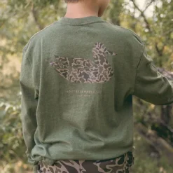 Youth Duck Originals Tee - Camo - Long Sleeve