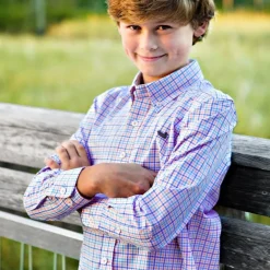 Youth Dunlavy Check Dress Shirt