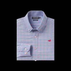 Youth Dyer Performance Gingham Dress Shirt
