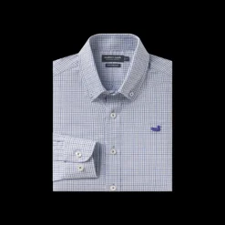Youth Dyer Performance Gingham Dress Shirt
