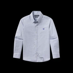 Youth Dyer Performance Gingham Dress Shirt
