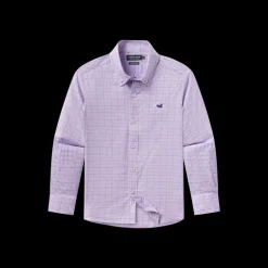 Youth Dyer Performance Gingham Dress Shirt