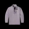 Youth Endzone Stripe Performance Pullover
