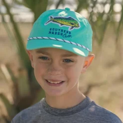 Youth Ensenada Rope Hat - Mahi Mahi Patch