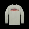 Youth FieldTec™ Heathered Performance Tee - Speckled Sunset - Long Sleeve