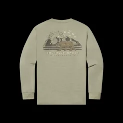 Youth FieldTec™ Heathered Performance Tee - Bear - Long Sleeve