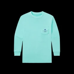 Youth FieldTec™ Heathered Performance Tee - Flags - Long Sleeve